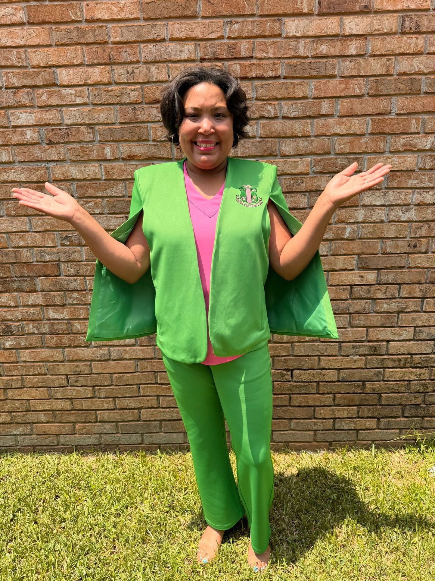 PRE-ORDER | Green Cape Blazer