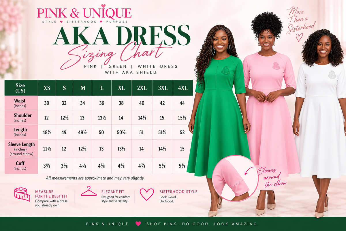 White Dress with AKA Shield