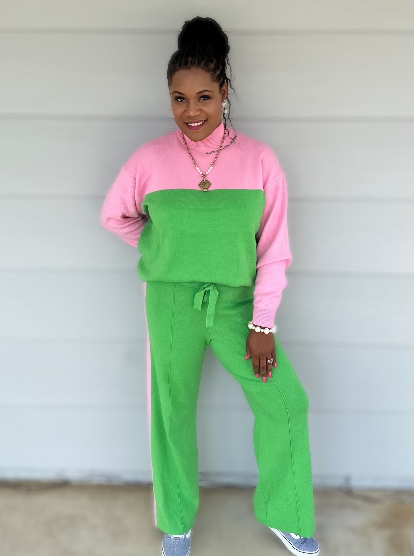2pc Knitted Pant and Top
