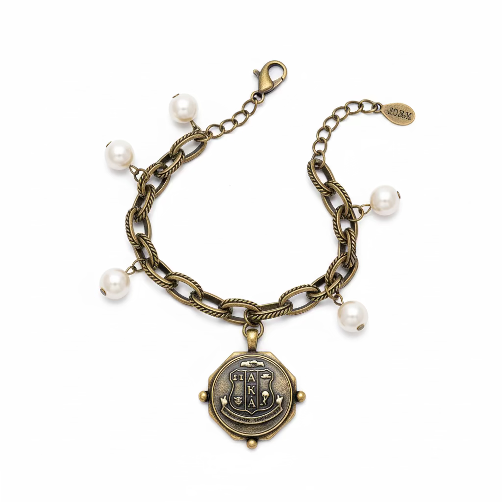 AKA | Chunky Shield Coin Bracelet