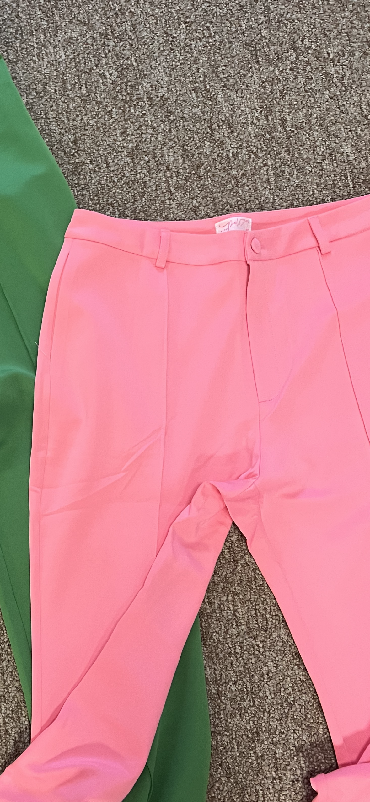 Green Pants with Seam (No Pockets)