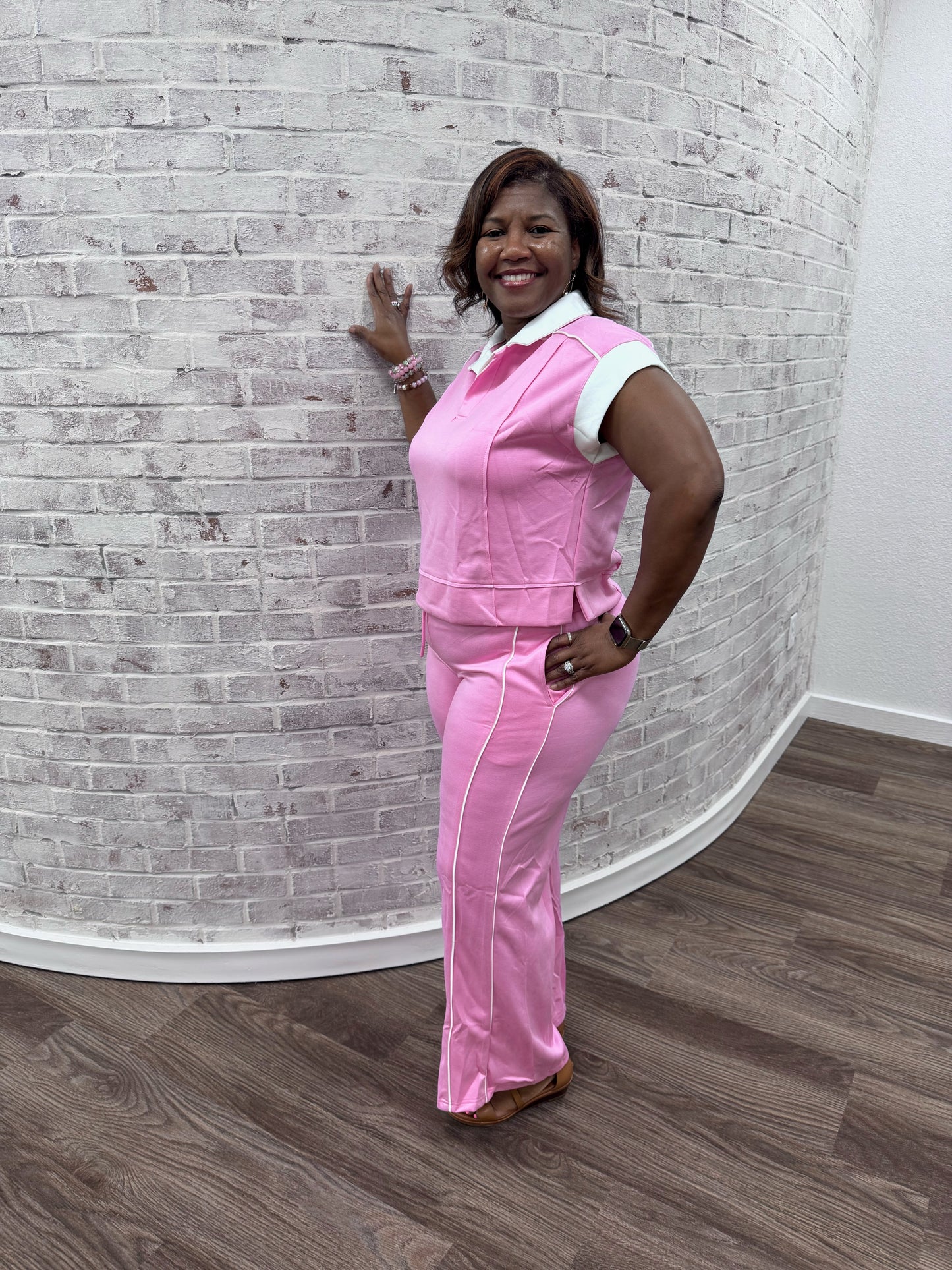 Pink and White Set