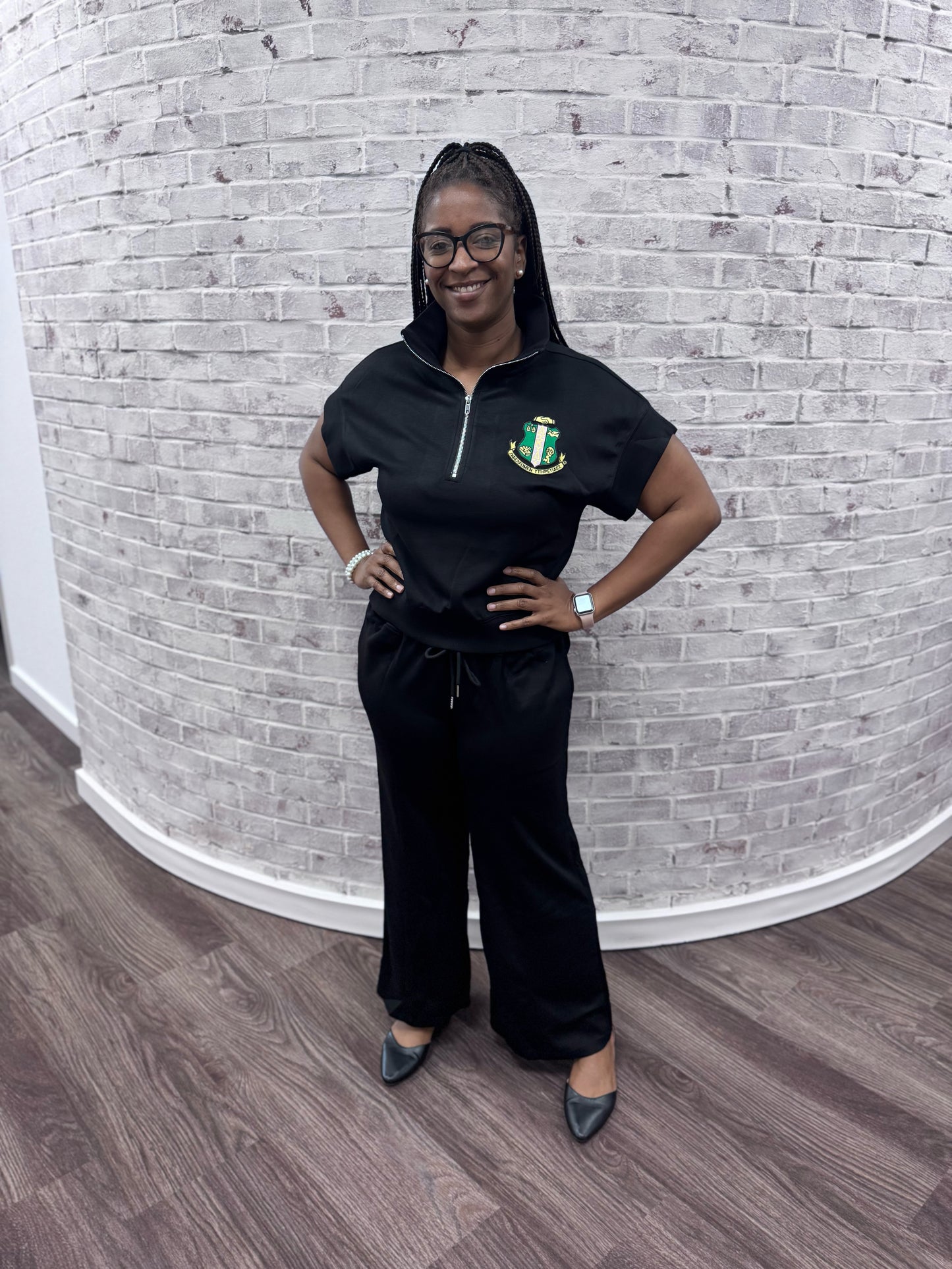 Black Set | 2-piece Leisure Warm-up Suit