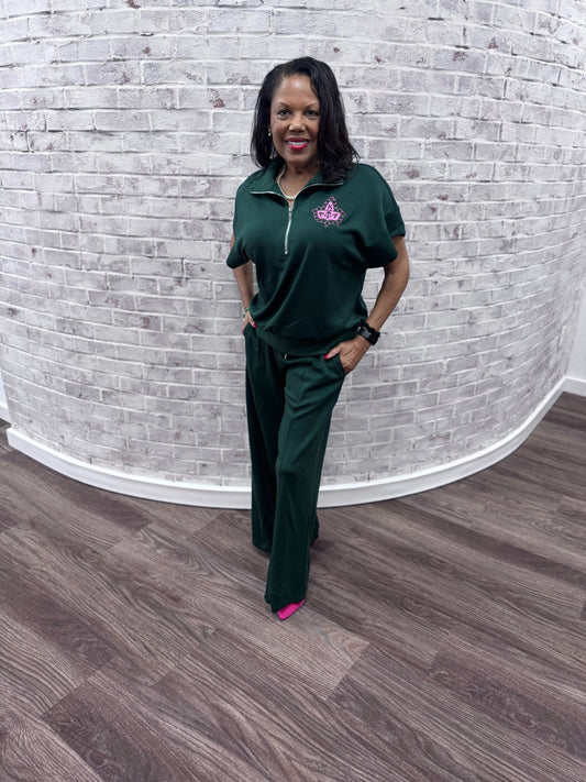 Evergreen Set | 2-piece Leisure Warm-up Suit