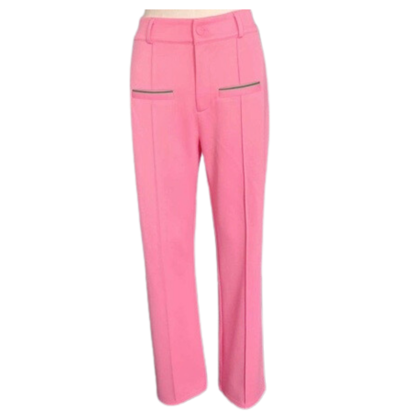 Pink Pants with Seam and Pockets