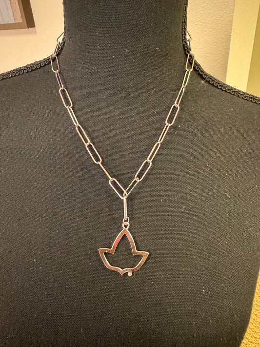Ivy Paperclip Necklace
