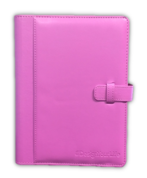 Classy Pink Vinyl Folio