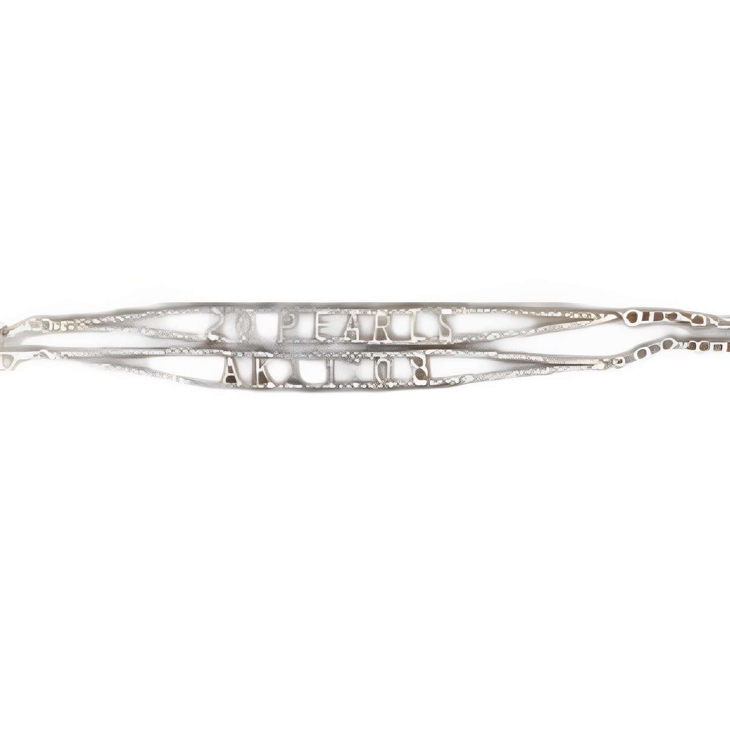 "20 Pearls" Silver Stackable Bracelets