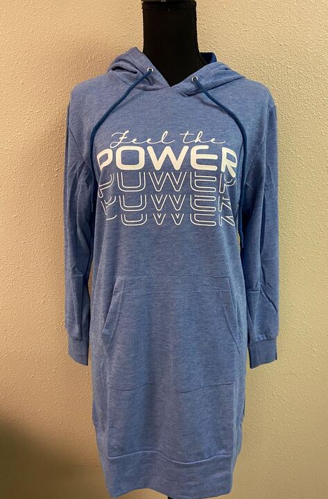 2023 Feel the Power Sweatshirt Dress