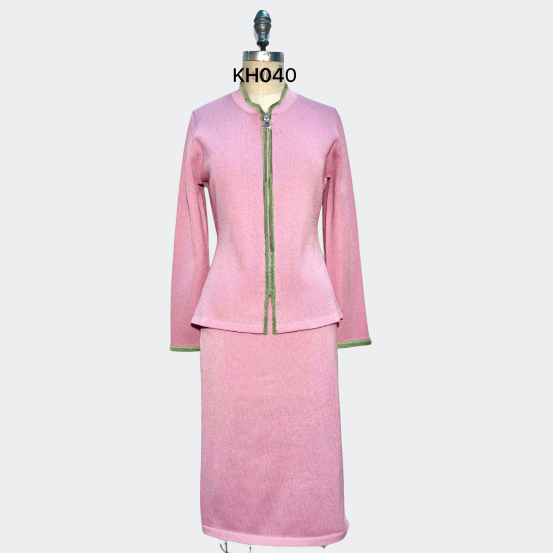 PRE-ORDER | Pink and Green Suit