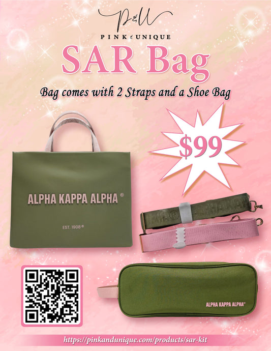 AKA Tote Bag Set – Olive Luxe Edition