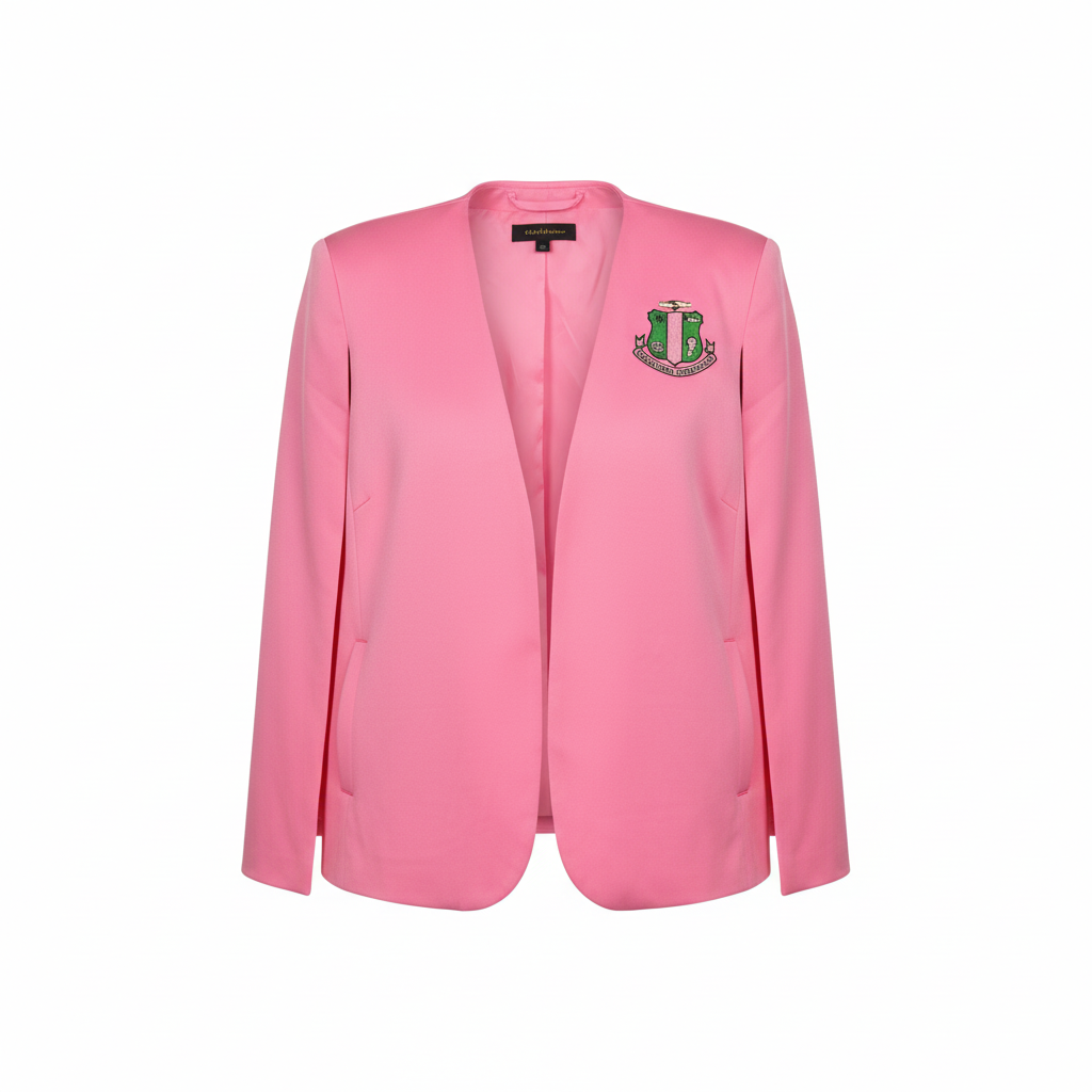 AKA Pink Cape Blazer