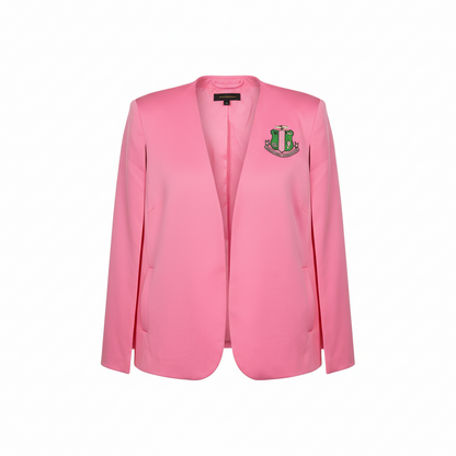 AKA Pink Cape Blazer