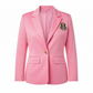 PRE-ORDER | Pink Solid Blazer with Shield