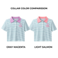 AKA | Striped Polo Shirt