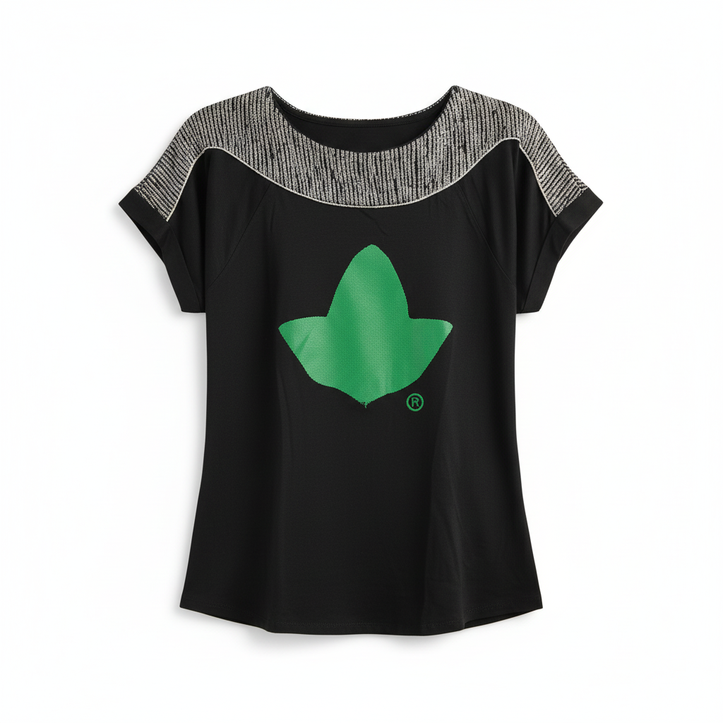 AKA | Sequin Top with Ivy Leaf
