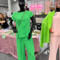 Kelly Green 2-Piece Lounge Set