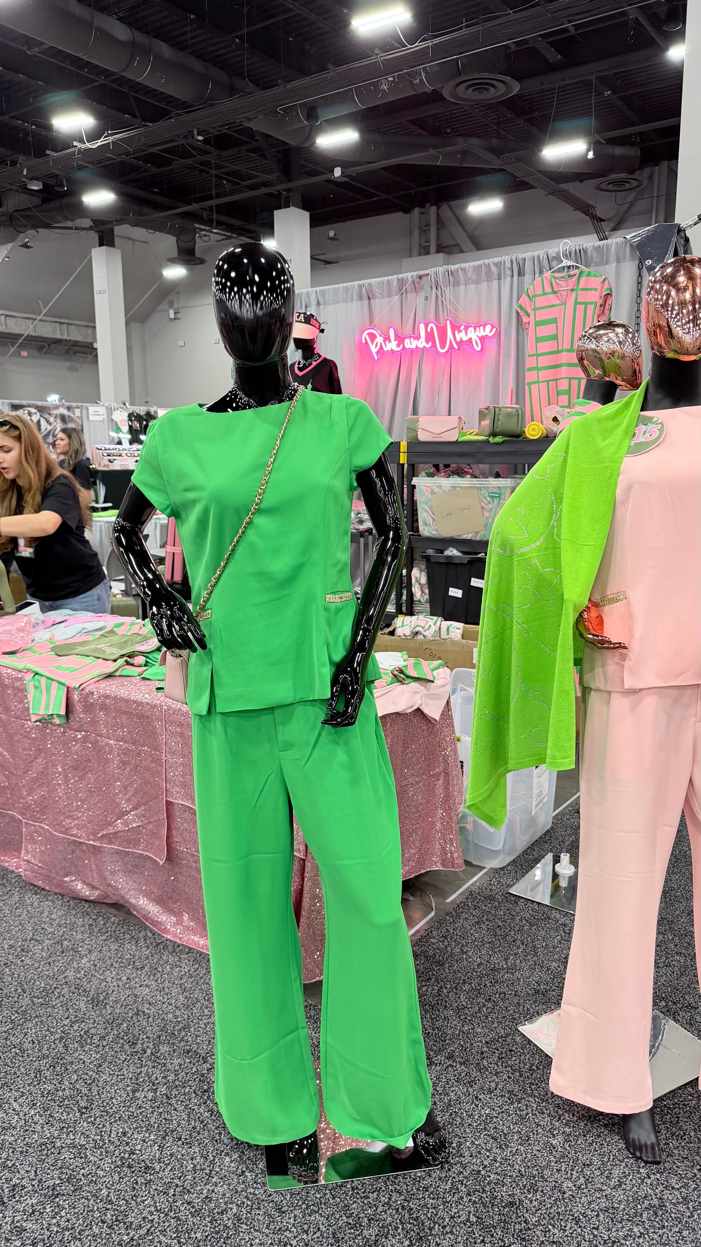 Kelly Green 2-Piece Lounge Set