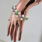 Pink, Green and Pearl Bracelet