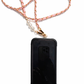 Detachable Pink & Pearl Cell Phone Strap