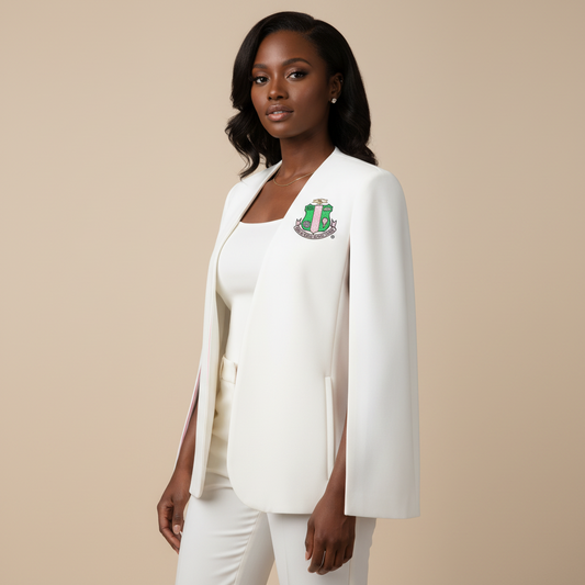PRE-ORDER | White Cape Blazer