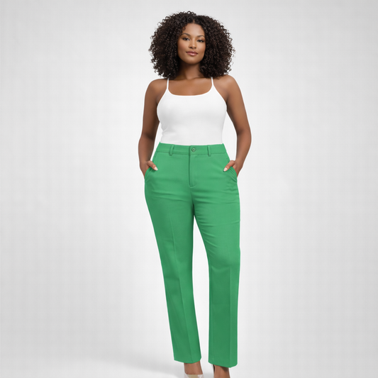 Green Pants with Seam (No Pockets)
