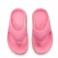 Pink and Green Flip Flops