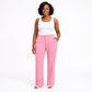 Pink Pants with Seam and Pockets