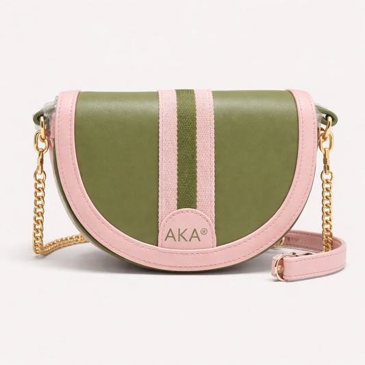 G Round Crossbody Bag – Olive Luxe Edition