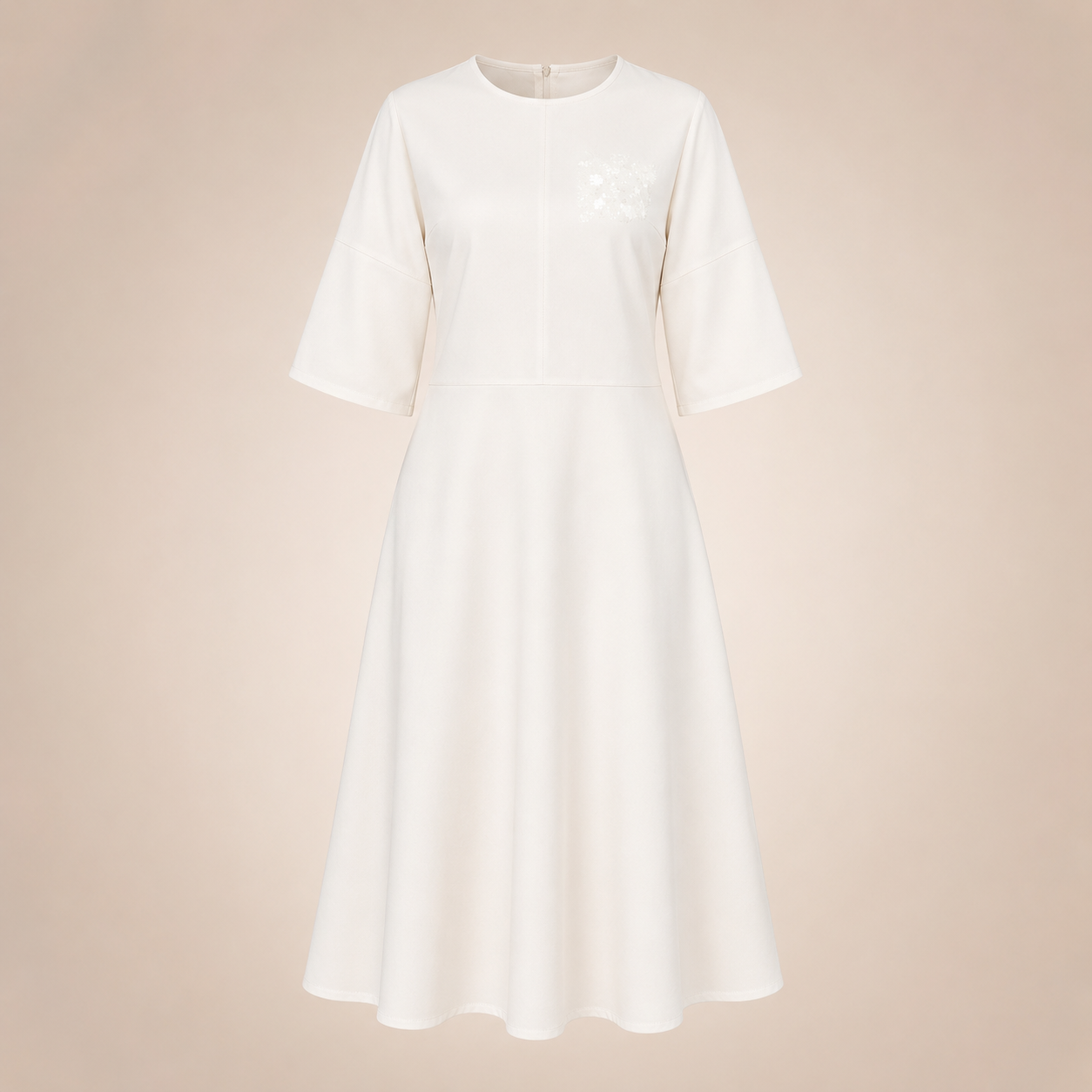 White Dress with AKA Shield