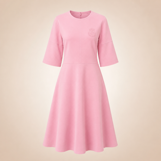 Pink Dress with AKA Shield