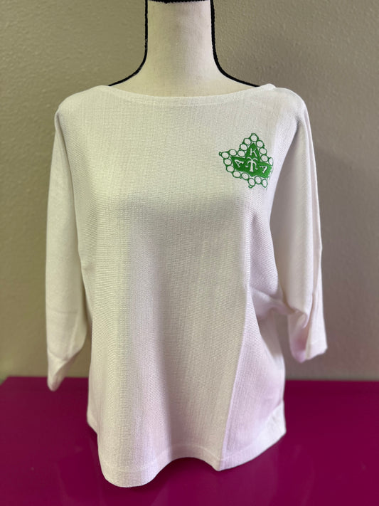 Dolman Top with Ivy Crest