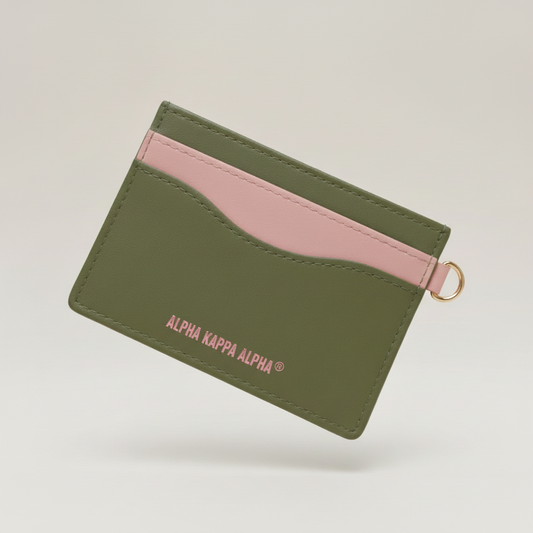 AKA Credit Card Holder – Olive Luxe Edition