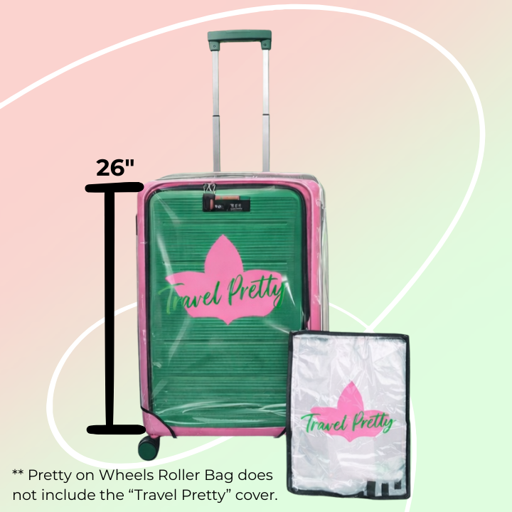 PRE-ORDER | 26" Pretty on Wheels Roller Bag (NEW SIZE)
