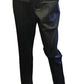 Black Pants with Seam and Pockets