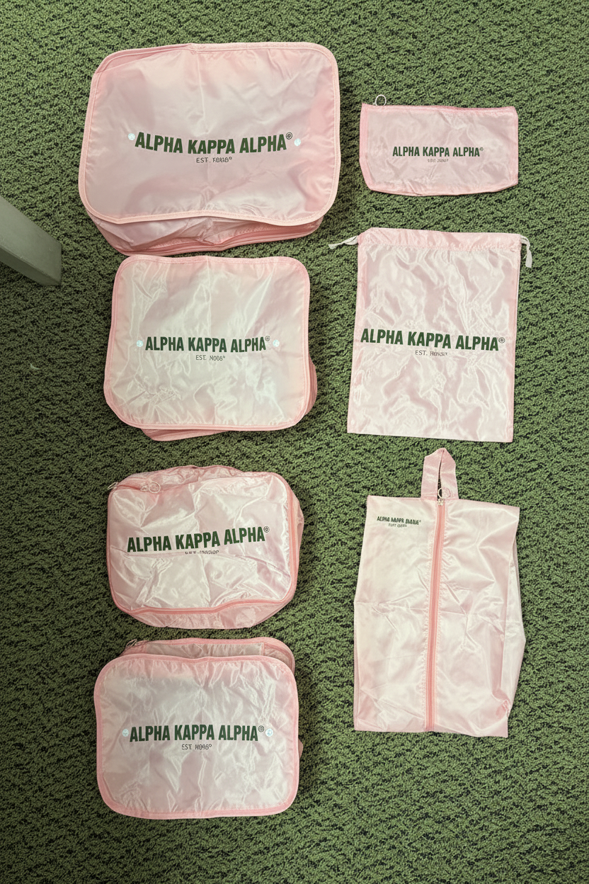 AKA Packing Cube Travel Set – 7 Piece Set ✈️💗💚