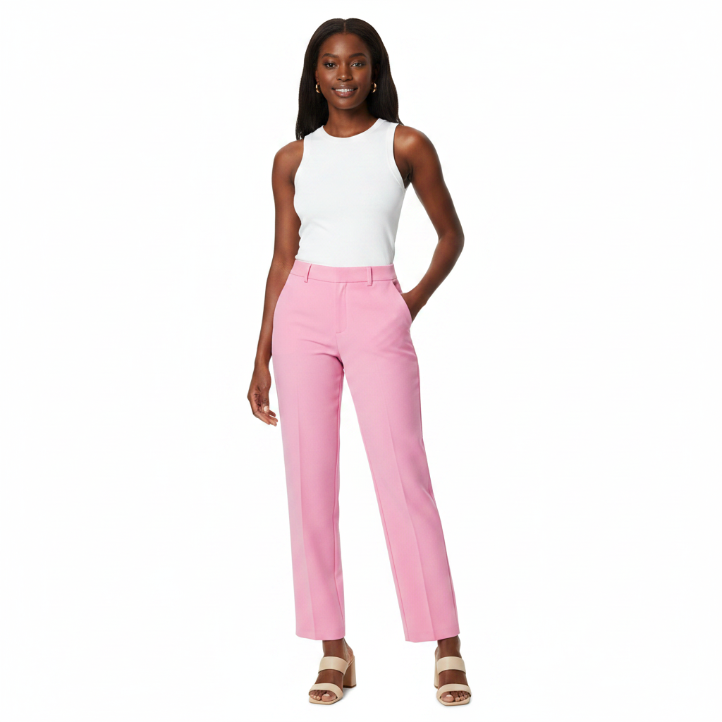 Pink Pants with No Seam
