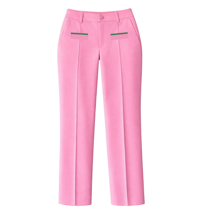 Pink Pants with Seam and Pockets