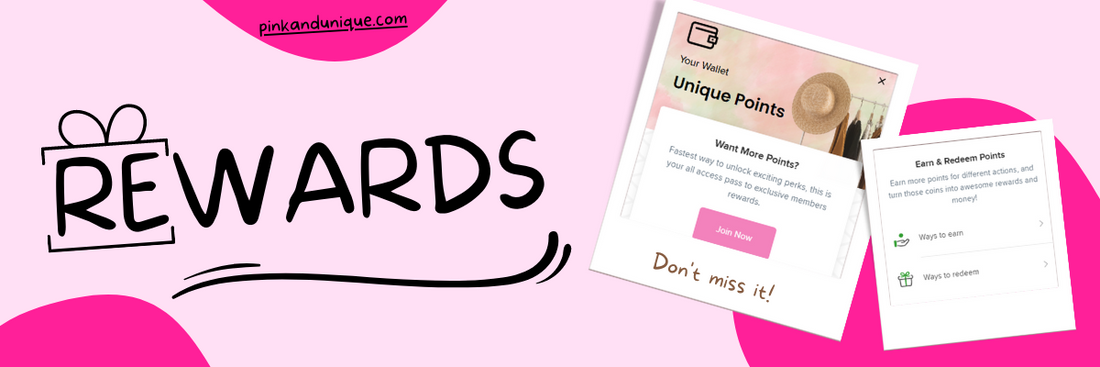 REWARDS – Pink and Unique