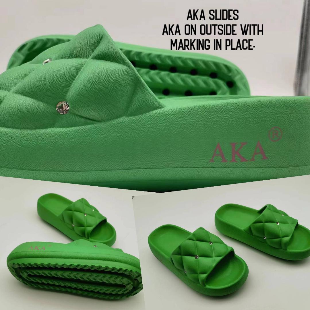 AKA | Green AKA slide – Pink and Unique