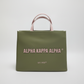 AKA Tote Bag – Olive Luxe Edition