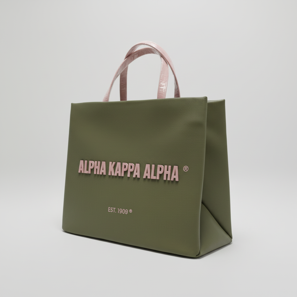 AKA Tote Bag – Olive Luxe Edition